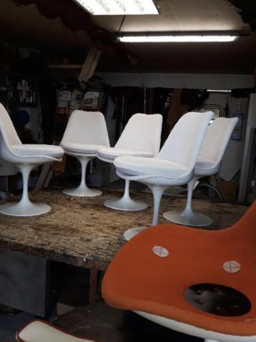 Rénovation de chaises Knoll à Bordeaux