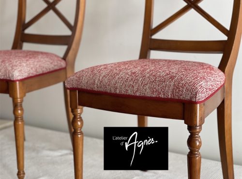 Rénovation chaise contemporaine