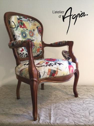 Restauration fauteuil Louis Philippe