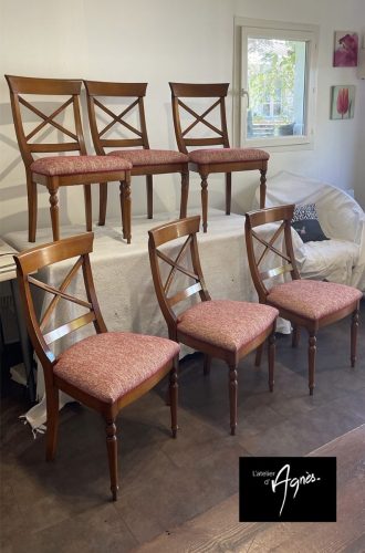 Rénovation chaise contemporaine