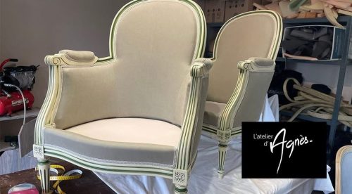 Restauration de fauteuils Bergères