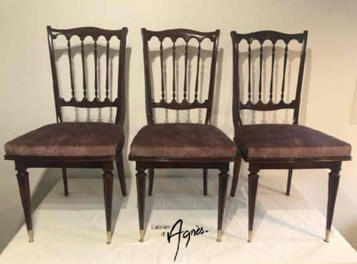 Rénovation de 6 chaises de Style Regency